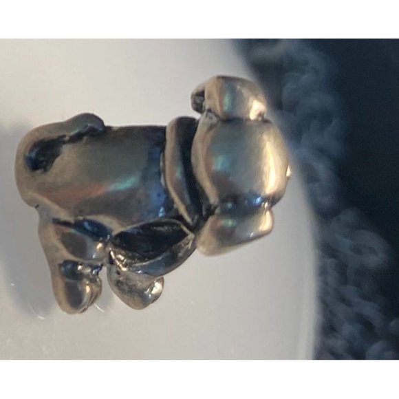 925 Italy Puppy Charm for slide bracelet-4g Signed MA 925 Italy - Picture 3 of 4